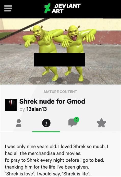 shrek nudes|Parody: shrek